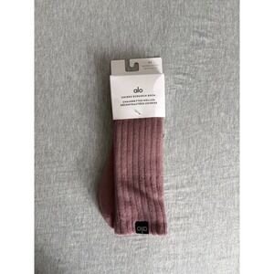 Alo Yoga Unisex Scrunch Sock Smoky Quartz Size M Women's 8 11.5 Men's 6.5 10